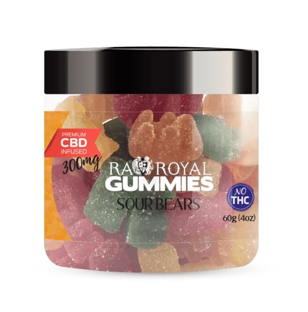 Royal Gummies – 300MG CBD Infused Sour Bears