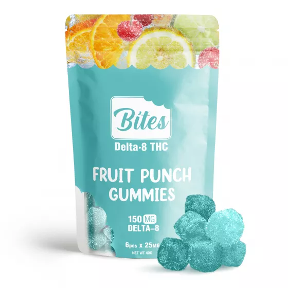 Delta-8 Fruit Punch Gummies – 150mg