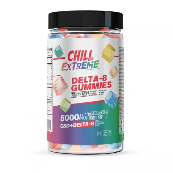 Chill Plus Extreme Delta-8 Gummies Party Mix